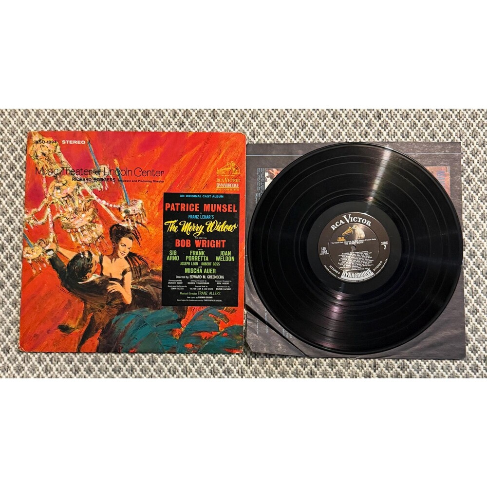 The Merry Widow Albumfrom the Music Theater of Lincoln Centers 1964 production.